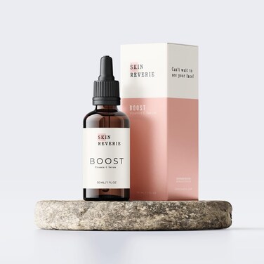 Skin Reveries BOOST Vitamin C Face Serum HYDRATING SERUM FOR ALL SKIN TYPES BOOST your skin with this nutrientrich Vitamin C facial serum packed with antioxidants and collagenboosting love
