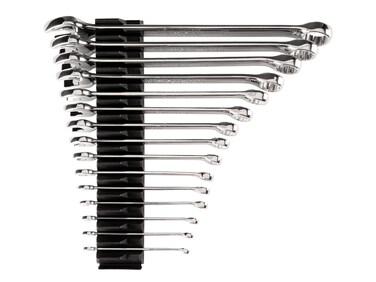 TEKTON Combination Wrench Set with Modular Wrench Organizer 15Piece 141 in  WCB95102