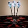 Elkadart unisex adult Full Shark Fin Elkadart Razor 80 Tungsten Soft Tip Darts with Storage Travel Case Style 1 18 Grams Black Grams US