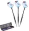 Elkadart unisex adult Full Shark Fin Elkadart Razor 80 Tungsten Soft Tip Darts with Storage Travel Case Style 1 18 Grams Black Grams US