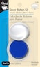 Dritz 1460 Cover Button Kit with Tools Size 60  112Inch 2Piece Nickel