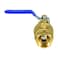 Eastman 114 Inch IPS Heavy Duty Full Port Ball Valve Brass Plumbing Fitting 20051LF