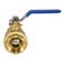 Eastman 114 Inch IPS Heavy Duty Full Port Ball Valve Brass Plumbing Fitting 20051LF