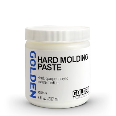 Golden Artist Colors  Hard Molding Paste  8 oz Jar
