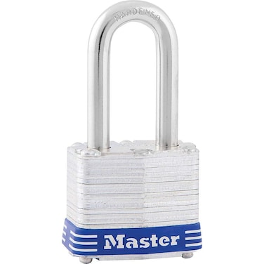 Master Lock 3DLF Long Shackle Padlock w 112 Inch Shackle Steel