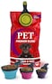 Dexas Popware for Pets Collapsible KlipScoop 12 Capacity GrayBlue