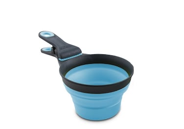 Dexas Popware for Pets Collapsible KlipScoop 12 Capacity GrayBlue