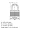 Master Lock M1XTLJ Magnum Heavy Duty Padlock with Key 2 Pack KeyedAlike Steel