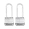 Master Lock M1XTLJ Magnum Heavy Duty Padlock with Key 2 Pack KeyedAlike Steel