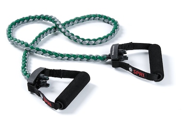 SPRI Braided Xertube Resistance Bands  Premium Exercise Band for Men  Women  Workout Equipment for Home Gym Fitness Training  Comfort Grip for Strength Weights and Resistance  Light