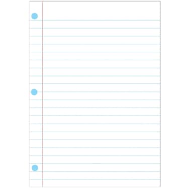 Ashley Dry Erase Notebook Paper Magnet