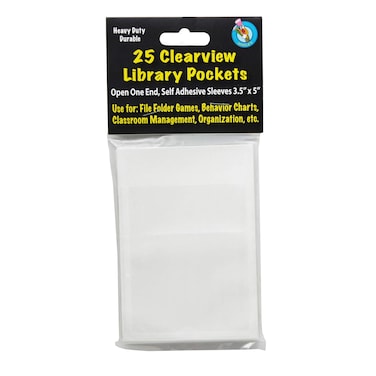 Ashley Productions Clear View SelfAdhesive Pockets