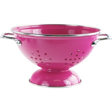 Calypso Basics by Reston Lloyd Powder Coated Enameled Colander 1 Quart Magenta
