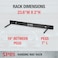 SPRI WallMounted Rack for Hanging Exercise Mats Black