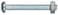 The Hillman Group 7737 Round Head Combo Machine Screw with Nut 14Inch x 3Inch 3Pack 3 inches No Color