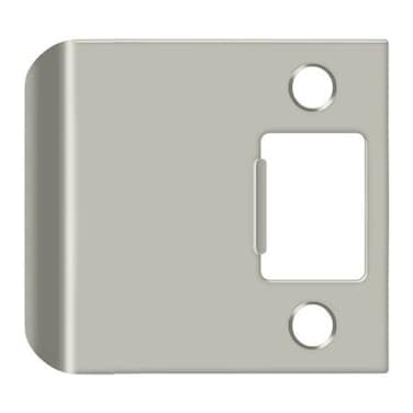 Deltana SPE250U15 212 x 214 Extended Lip Strike Plate Satin Nickel