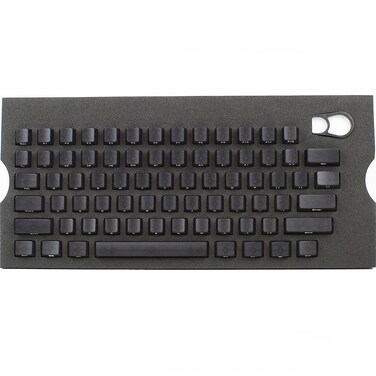 Max keyboard Universal Translucent Cherry MX Full Keycap Set Black Translucent  Front Side Print