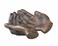 Creative CoOp Cast Iron Hands Dish with Rust Finish