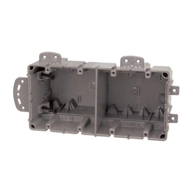 Southwire MSBMMT4G 4 Gang Multi Mount Device Box with Depth Adjustable Heavy Duty 42lb Gray