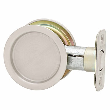 Kwikset 93340003 Signature 334 Round Universal Reversible Door Lock Satin Nickel