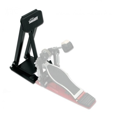 Evans RealFeel Folding Bass Pedal Practice Pad  Kick Drum Practice Pad  Fits Single and Double Pedals  Realistic Rebound