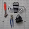 Wall Control Pegboard Medium 178in Slotted Hook Pack  Slotted Metal Pegboard Hooks for Wall Control Pegboard and Slotted Tool Board  Black
