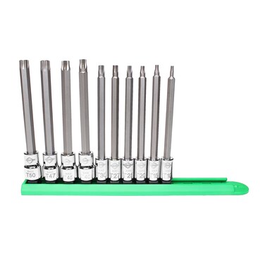 Mayhew Tools  MAYHEW 10 PC MEDIUM TORX INSERT SOCKET BIT SET 16032