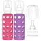 Lifefactory Baby Bundle  Bottle Set  RaspberryPurple  9 oz  2 pk
