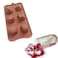 XHaibei 3D Gem Cool Ice Cube Chocolate Soap Plaster Crayon Mold Silicone Party Maker Dia 1inch 1oz per cell