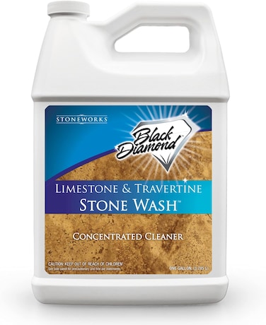 Black Diamond Stoneworks Natural Stone Cleaner  Limestone Slate  Travertine Cleaner  Natural Stone Shower Cleaner for Marble  Concentrated PH Neutral Stone Floor Cleaner  1Gallon