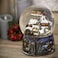 Roman 37753 Glitterdomes Snow Globe 150mm Musical with Santa in Sleigh 8 Inch