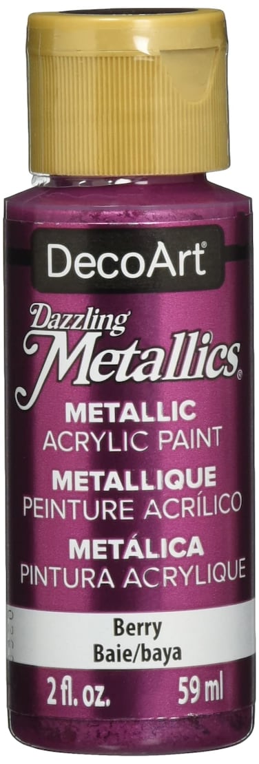 DecoArt Dazzling Metallics Paint 2Ounce Berry