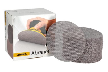 Mirka Abranet Net Disc  5 inch  Grit 400  Sandpaper Sanding Discs Hook and Loop  50 pcs  9A232400