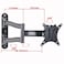 VideoSecu TV Wall Mount Articulating Arm Tilt Swivel Bracket for Most 1939 TV Monitor Display VESA 100X100 75X75 up to 33LBS ML15B A28