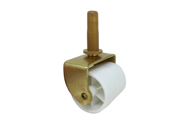 Shepherd Hardware 9535 218Inch White Bed Rollers with Stem and Socket 2Pack