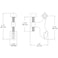 10 Pack  Designers Impressions Satin Nickel Heavy Duty Hinge Pin Adjustable Door Stop  3576