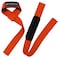 Meister NeoprenePadded NoSlip Weight Lifting Straps for Grip Pair  Orange