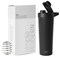 Simple Modern Stainless Steel Shaker Bottle with Ball 24oz  Metal Insulated Cup for Protein Mixes Shakes and Pre Workout  Rally Collection  Midnight Black