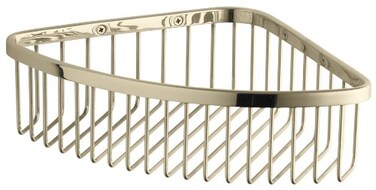 Kohler K1897AF 1158 x 816 x 3 Large Corner Shower Basket French Gold