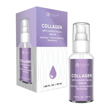 Clear Beauty Collagen Face Serum  Reduce Dark Spots  Wrinkles Moisturizing Antiaging  Brightening Facial Serum  Cruelty Free Korean Skin Care For All Skin Types
