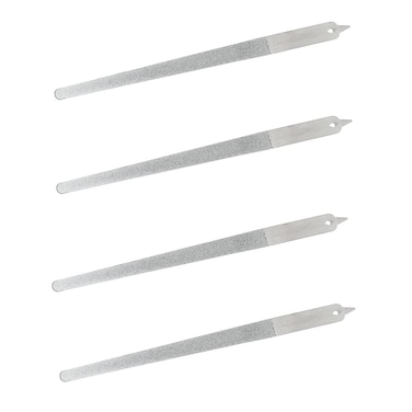 4PC 8 Diamond Dust Nail File  Stainless Steel Nail Dresser Nail Buffering Files  9 Inch