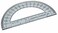 Charles Leonard Inc Protractor 6 Inch Open Center Clear Plastic 77106