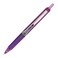 Pilot Precise V7 RT Refillable  Retractable Liquid Ink Rolling Ball Pens Fine Point 07 mm Purple 12Pack