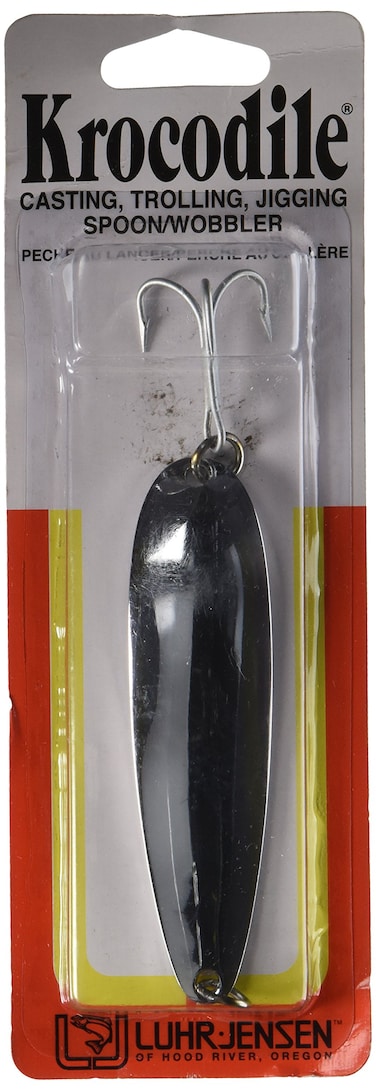 Luhr Jensen 10032140013 Krocodile Casting Spoon 4 516Inch Chrome