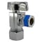 LASCO 069211 Angle Stop Quarter Turn Ball Valve 58Inch OD Compression Inlet X 38Inch OD Compression Outlet Chrome