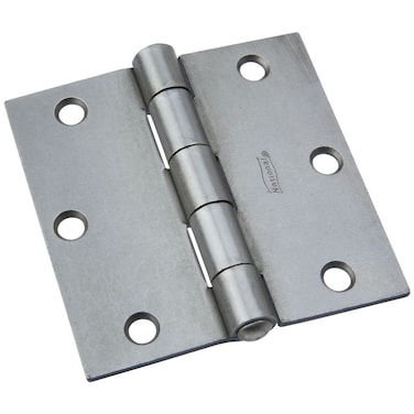 National Hardware N140566 505BC NonRemovable Pin Hinge in Plain Steel312 Inch