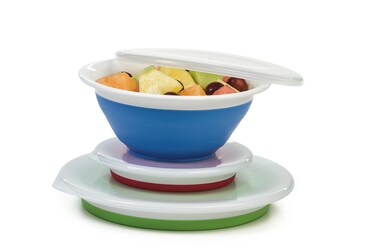 Progressive Prepworks Thinstore Collapsible PrepStorage Bowls with Lids  Set of 3