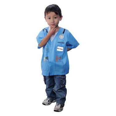 Aeromax Inc My 1st Career Gear Blue Dr Top Doctor Blue
