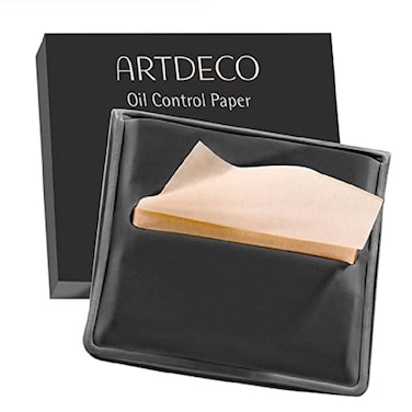 ARTDECO Oil Control Paper  OilAbsorbing Blotting Paper  Gives Your Complexion a Matte Finish  Refill Pack with 100 Sheets  For Makeup  For Oily Skin  Easy Take Out Design  Face Wash  100pcs