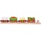 Bigjigs Rail Wooden Dinosaur Railway Engine and Train Cars